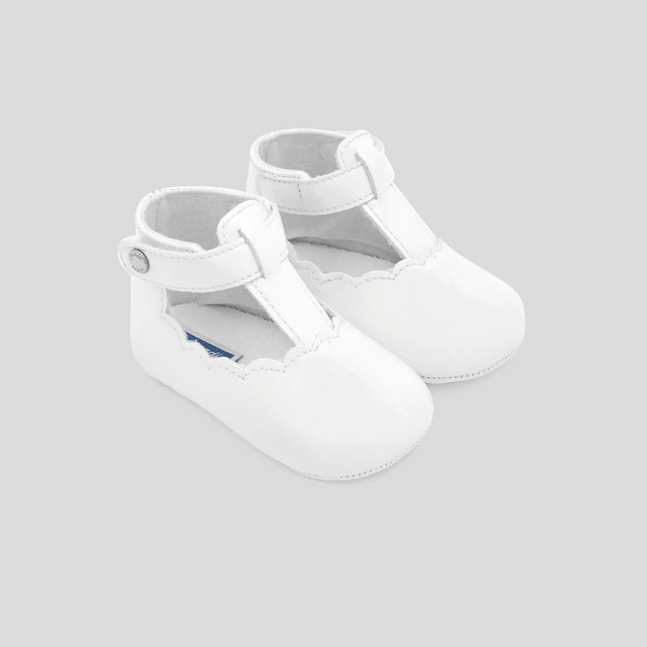 Jacadi Ballerinas & Riemchenschuhe|Socken, Strumpfhosen Und Stiefelchen>Lackierte Riemchenschuhe für Mädchen JACADI WEISS