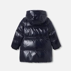 Jacadi Jacken & Mäntel>Lange Steppjacke für Mädchen MARINEBLAU JACADI
