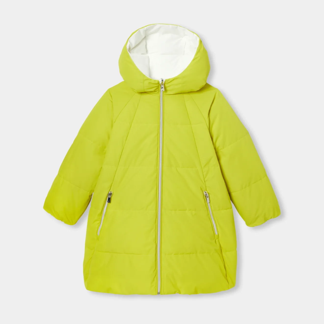 Jacadi Jacken & Mäntel>Lange Steppjacke für Mädchen WEICHES JACADI WEISS