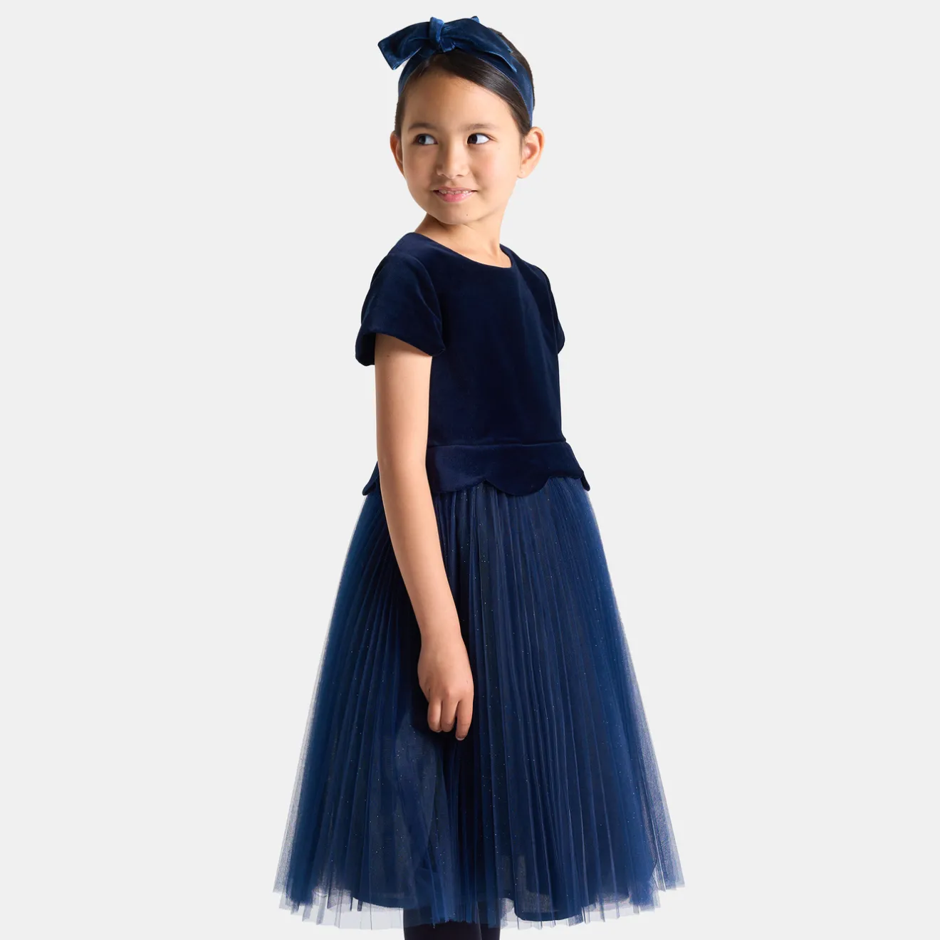 Jacadi Kleider & Röcke>Langes Kleid für Mädchen MARINEBLAU JACADI