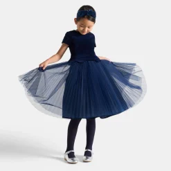 Jacadi Kleider & Röcke>Langes Kleid für Mädchen MARINEBLAU JACADI