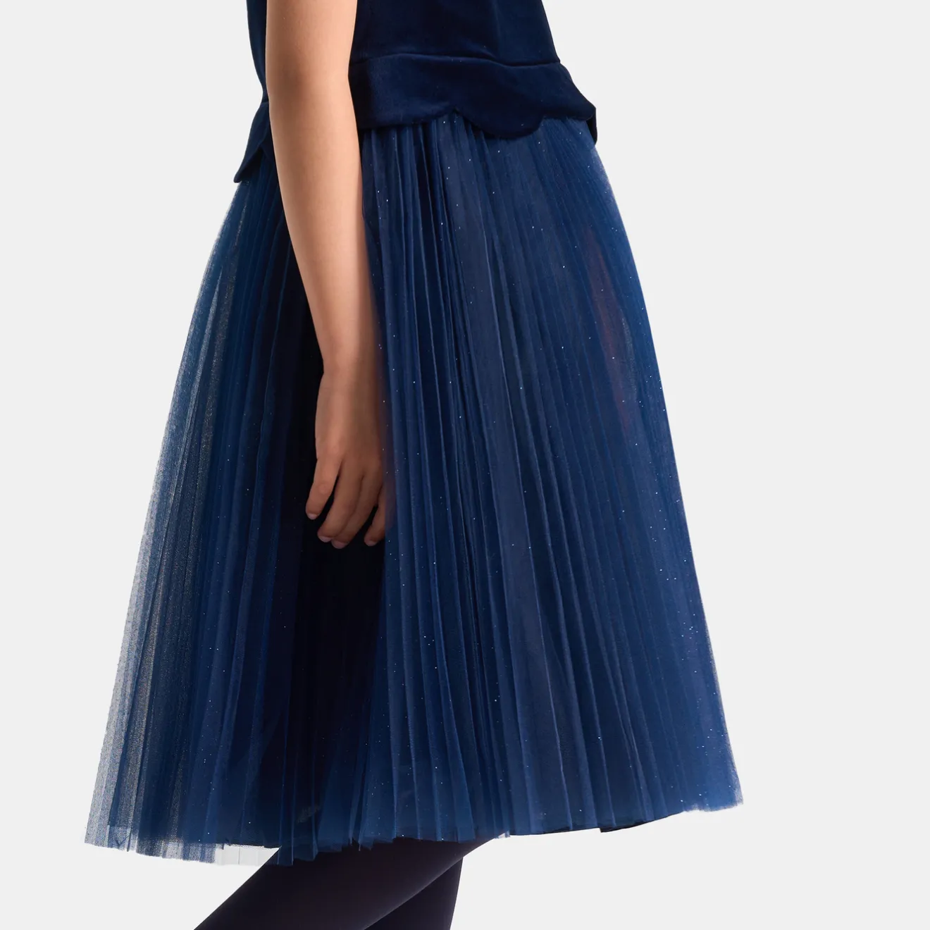 Jacadi Kleider & Röcke>Langes Kleid für Mädchen MARINEBLAU JACADI