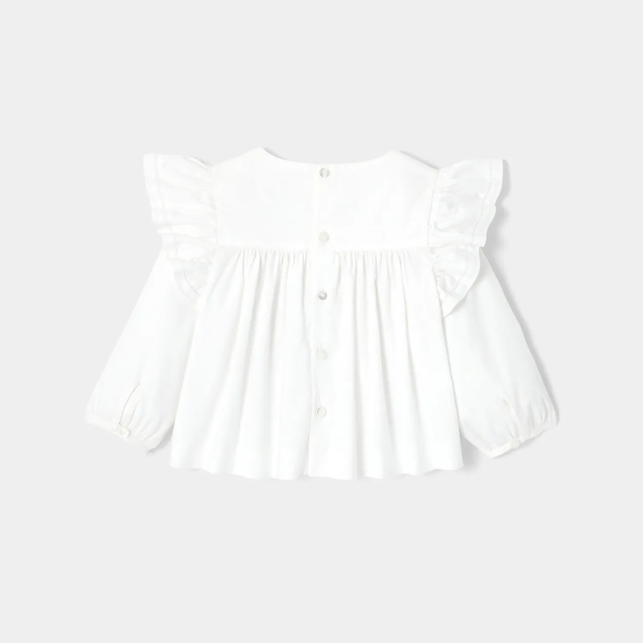 Jacadi Blusen>Langärmelige Bluse JACADI WEISS