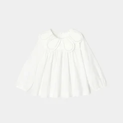Jacadi Blusen>Langärmelige Bluse für Mädchen JACADI WEISS