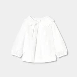 Jacadi Blusen>Langärmelige Bluse Kleinkind JACADI WEISS