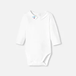 Jacadi Bodies>Langärmeliger Body für Baby Jungen JACADI WEISS