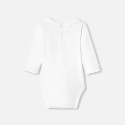 Jacadi Bodies>Langärmeliger Body für Baby Jungen JACADI WEISS