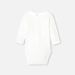 Jacadi Bodies>Langärmeliger Body für Baby Jungen JACADI WEISS