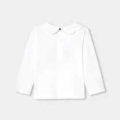 Jacadi T-Shirts, Polos, Langarmshirts>Langärmliges T-Shirt Kleinkind Mädchen JACADI WEISS