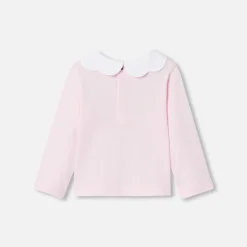 Jacadi T-Shirts, Polos, Langarmshirts>Langärmliges T-Shirt Kleinkind Mädchen ROSA PUDER JACADI