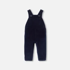 Jacadi Overalls, Latzhosen, Ensembles>Latzhose aus Velours Kleinkind Junge MARINEBLAU JACADI
