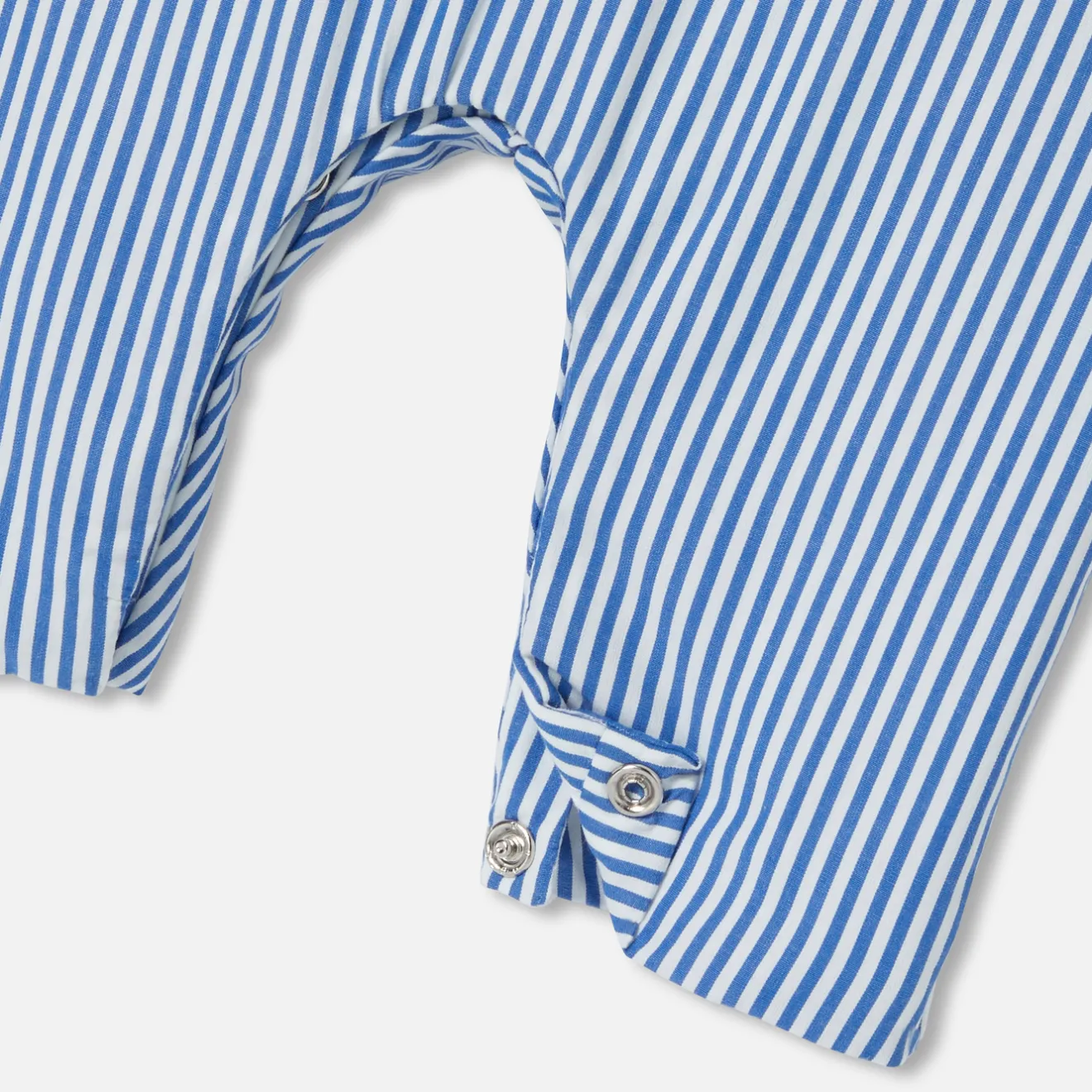 Jacadi Spieler, Latzhosen, Ensembles>Latzhose für Baby Jungen WEISS/BLAU