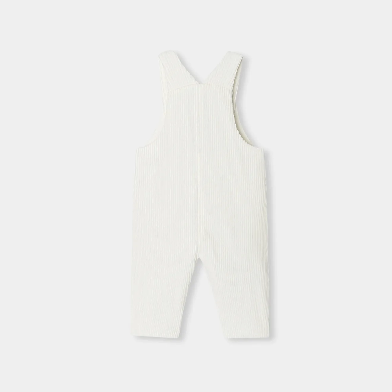 Jacadi Spieler, Latzhosen, Ensembles>Latzhose für Baby Jungen aus Samt WEICHES JACADI WEISS