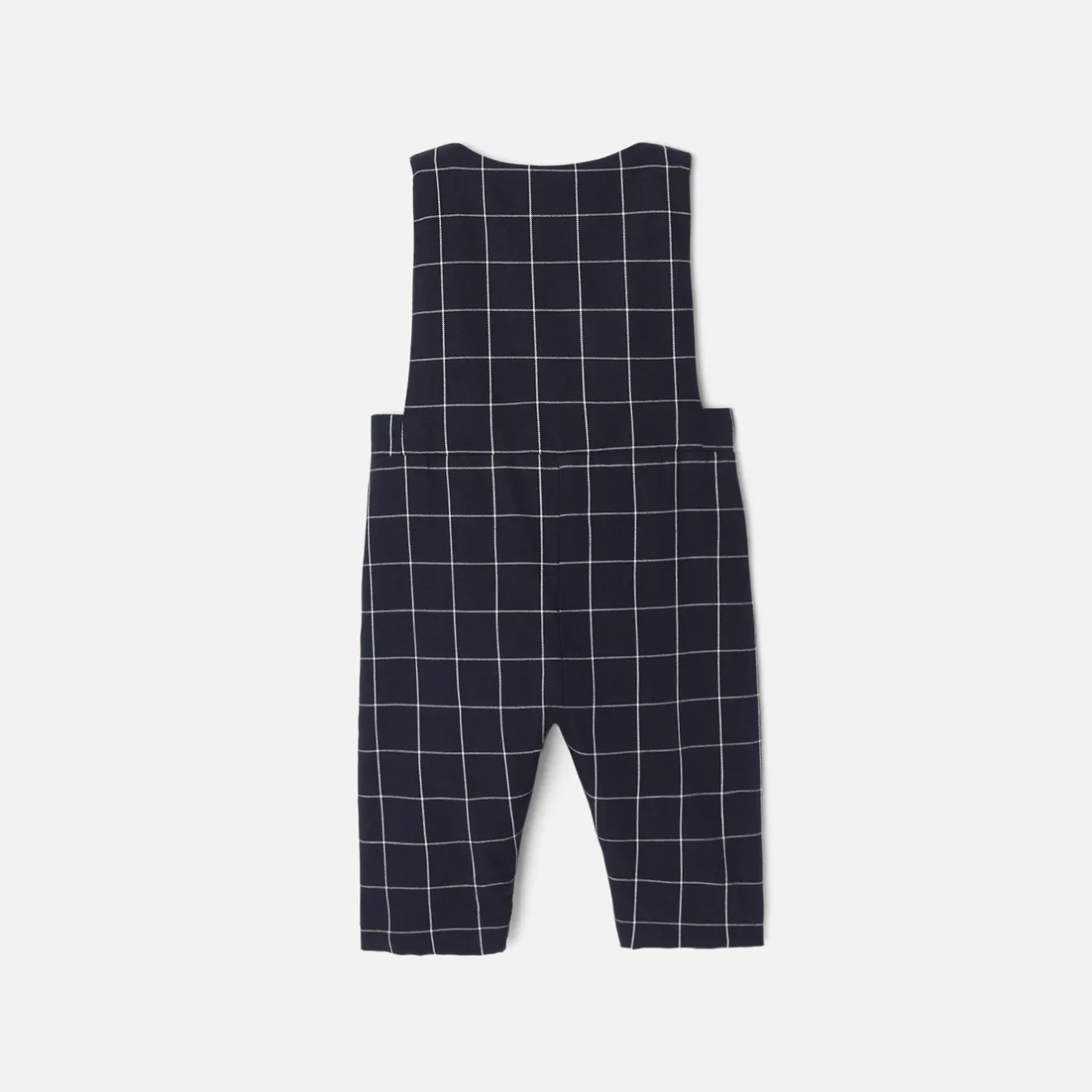 Jacadi Spieler, Latzhosen, Ensembles>Latzhose mit Karomuster für Jungen MARINEBLAU/WEISS