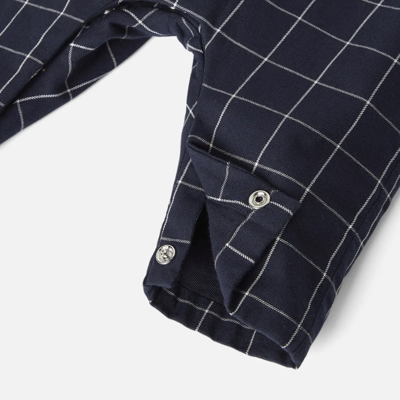 Jacadi Spieler, Latzhosen, Ensembles>Latzhose mit Karomuster für Jungen MARINEBLAU/WEISS