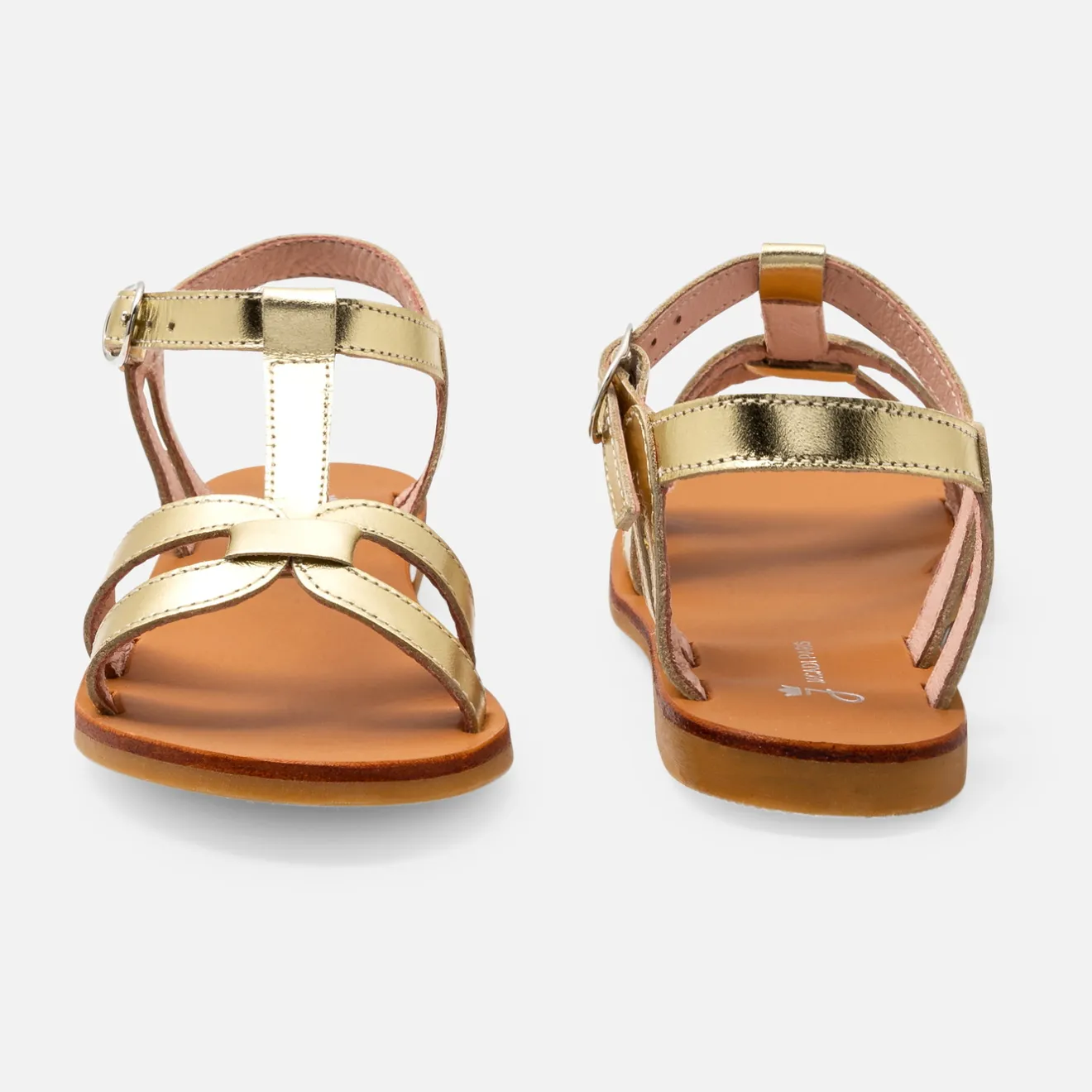 Jacadi Sandalen>Ledersandalen für Mädchen GOLD