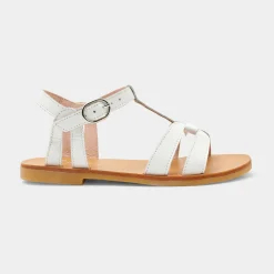 Jacadi Sandalen>Ledersandalen für Mädchen JACADI WEISS
