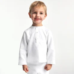 Jacadi Hemden>Leinenhemd für Jungen JACADI WEISS