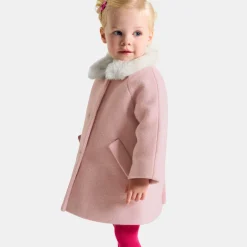 Jacadi Jacken & Mäntel>Mantel aus Wollstoff Kleinkind Mädchen ROSA MELIERT