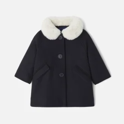Jacadi Jacken & Mäntel>Mantel für Mädchen aus Wolltuch MARINEBLAU JACADI