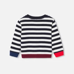 Jacadi Pullover, Sweatshirts, Strickjacken>Matrosenpullover Kleinkind Junge MARINEBLAU/WEISS
