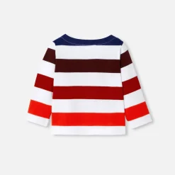Jacadi T-Shirts, Polos, Langarmshirts>Matrosenshirt Kleinkind Junge WEISS/ROT