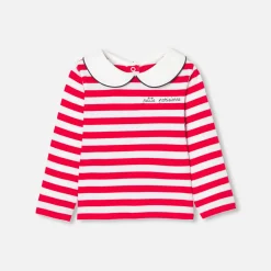 Jacadi T-Shirts, Polos, Langarmshirts>Matrosenshirt Kleinkind Mädchen WEISS/ROT