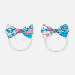 Jacadi Accessoires>Mädchen Haargummi 2-er Set ROSA/GRÜN