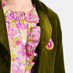 Jacadi Blusen>Mädchenbluse aus Liberty-Stoff WEISS/MEHRFARBIG