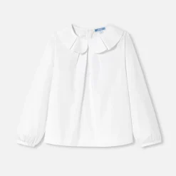 Jacadi Blusen>Mädchenbluse aus Popeline JACADI WEISS