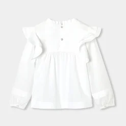 Jacadi Blusen>Mädchenbluse aus Popeline JACADI WEISS