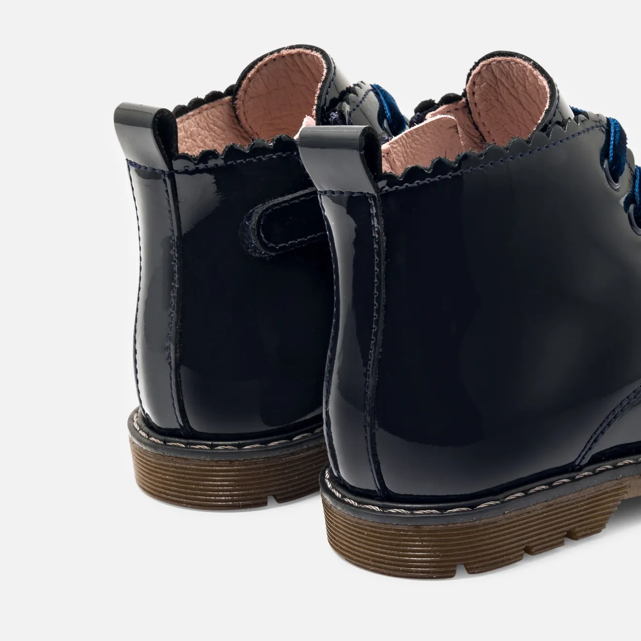 Jacadi Stiefeletten|Schuhe>Mädchen-Booties aus Glattleder MARINEBLAU JACADI