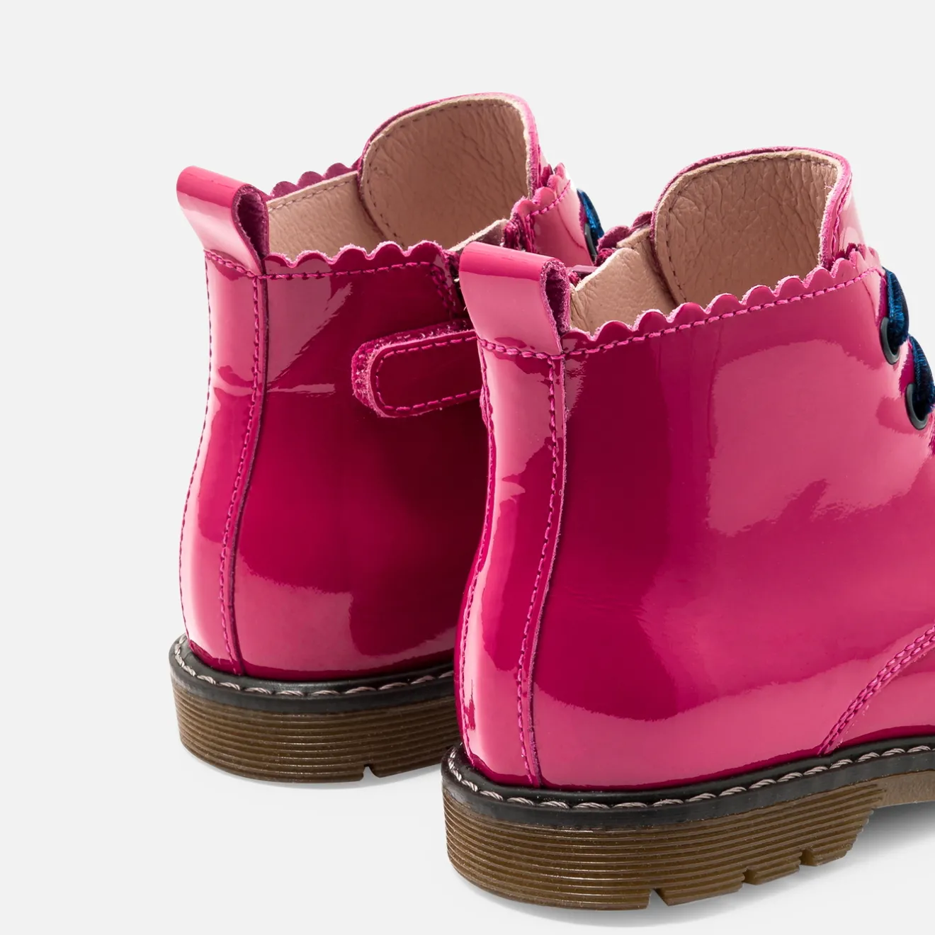 Jacadi Stiefeletten|Schuhe>Mädchen-Booties aus Glattleder FUSCHIA