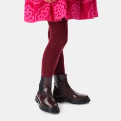 Jacadi Stiefeletten>Mädchen-Chelsea-Boots aus Glattleder BORDEAUX