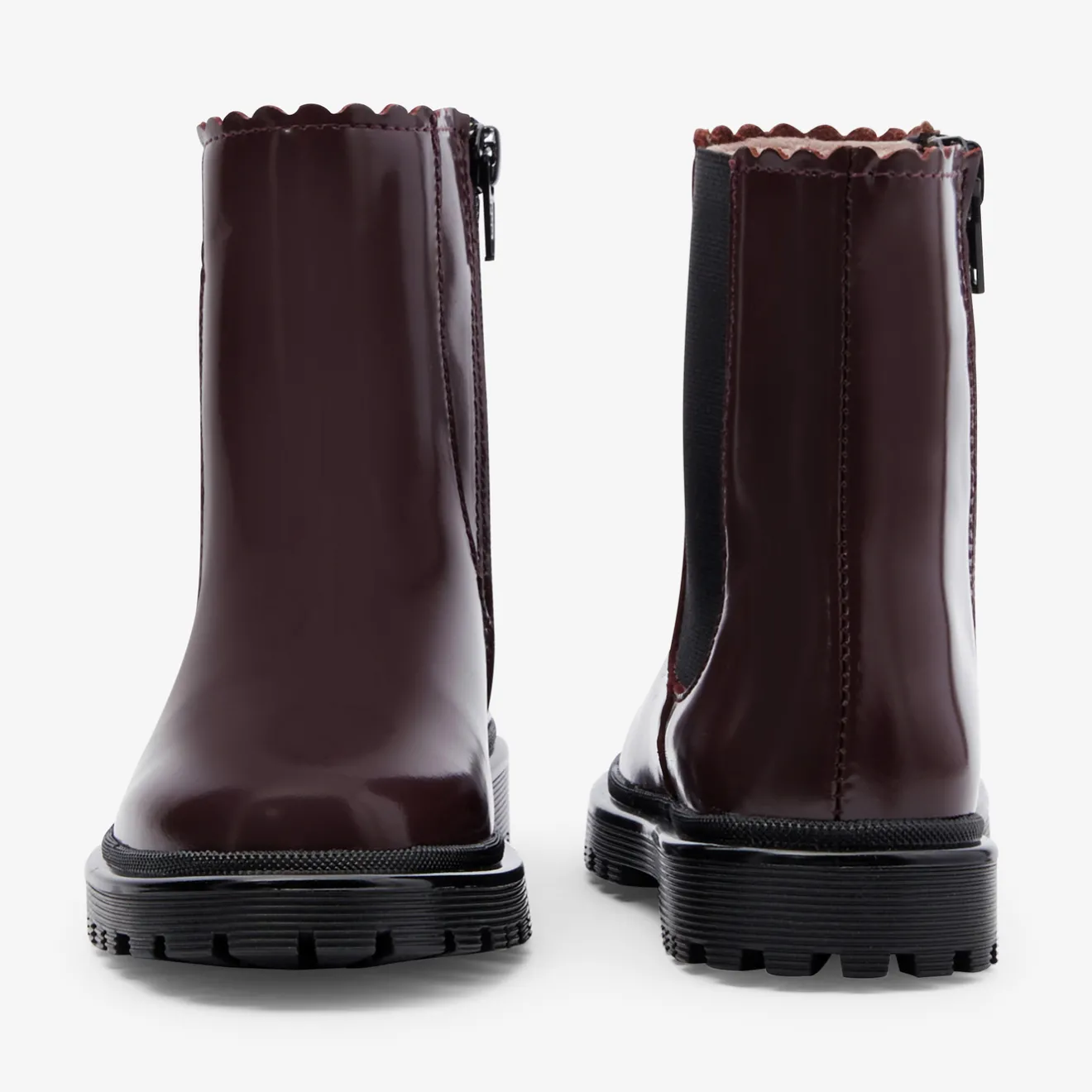 Jacadi Stiefeletten>Mädchen-Chelsea-Boots aus Glattleder BORDEAUX