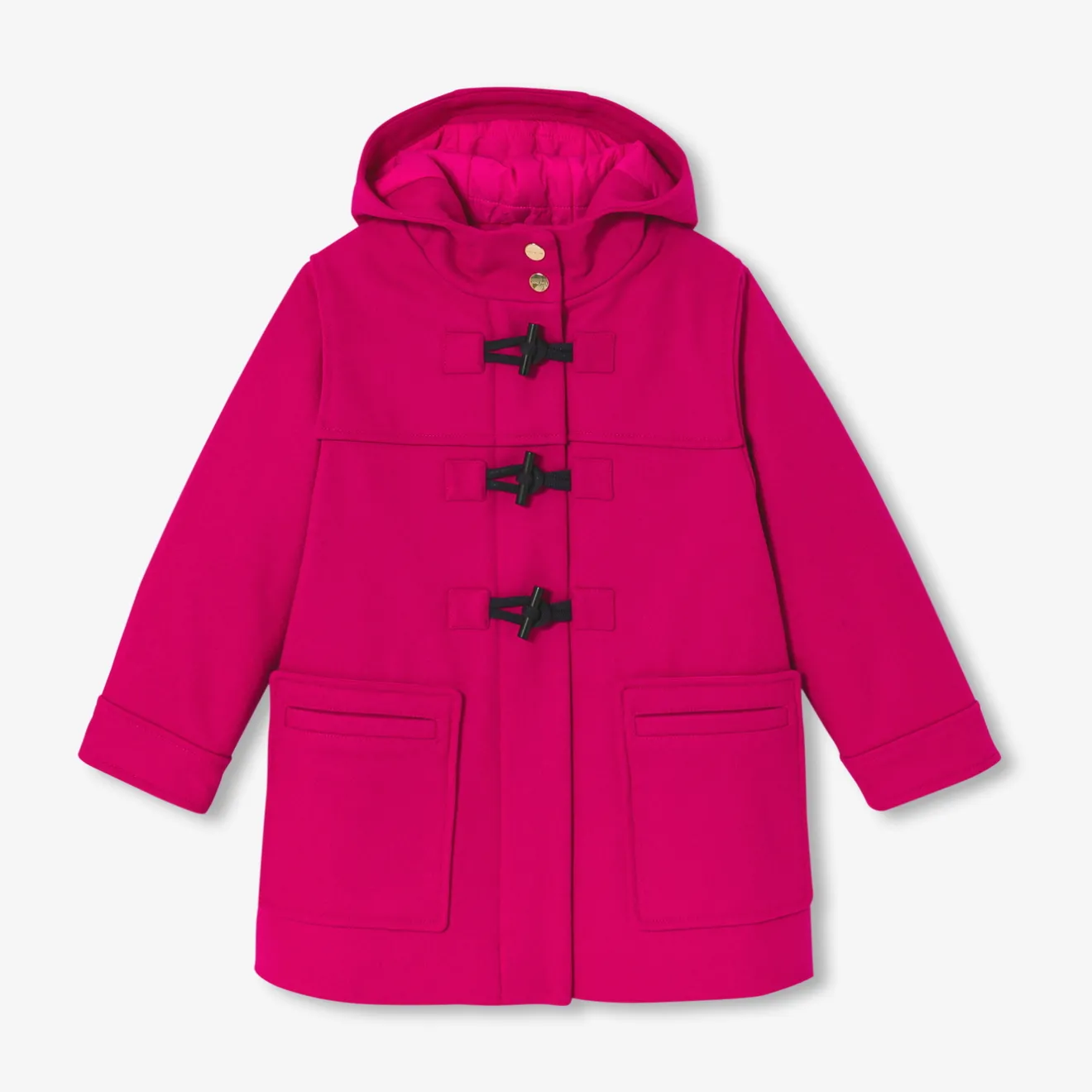 Jacadi Jacken & Mäntel>Mädchen-Dufflecoat aus Wolle ROSE GRENADINE