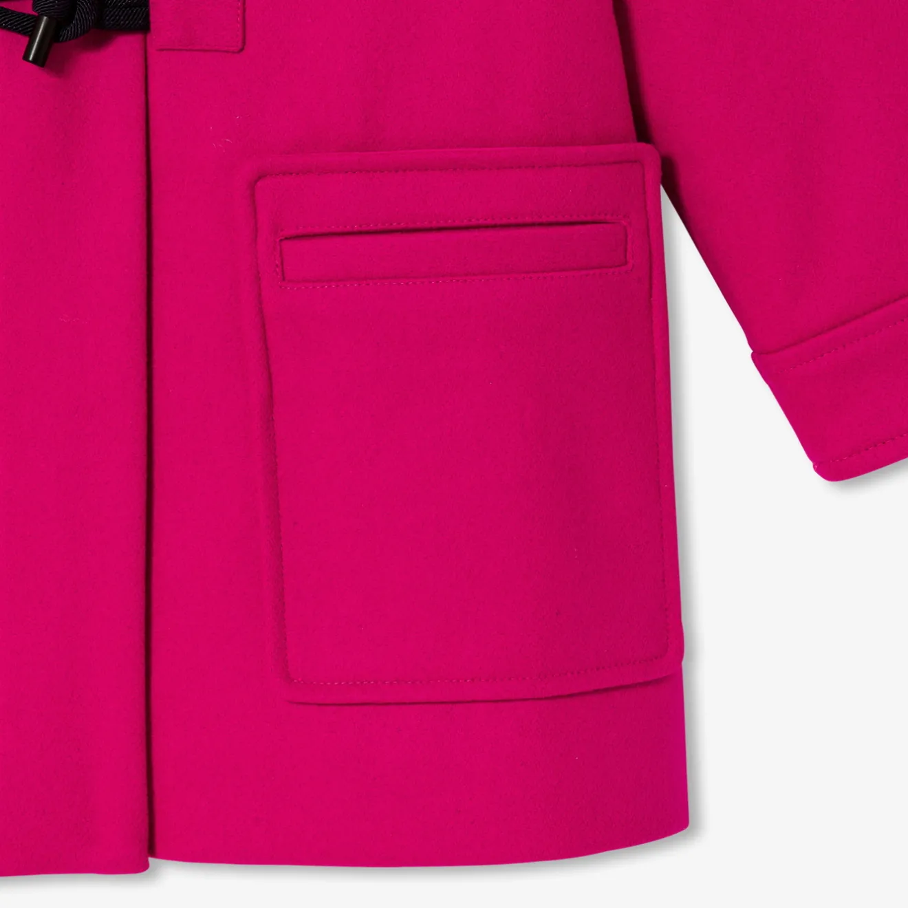 Jacadi Jacken & Mäntel>Mädchen-Dufflecoat aus Wolle ROSE GRENADINE