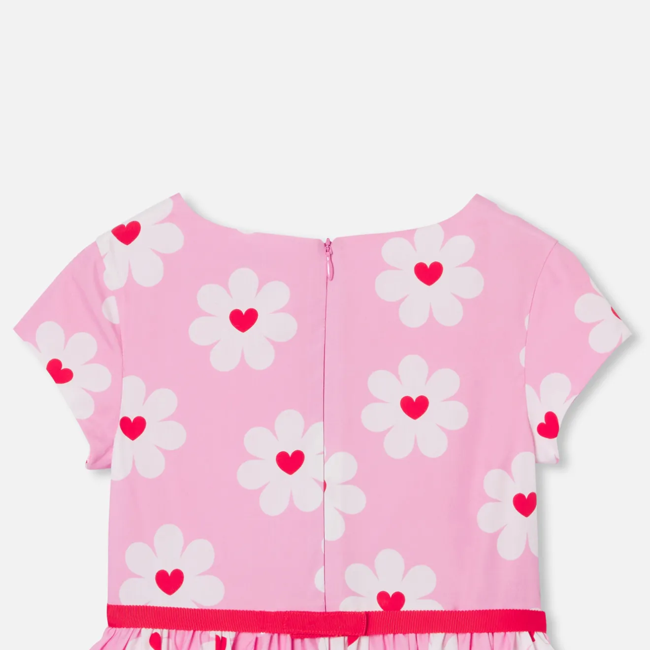 Jacadi Kleider & Röcke>Mädchenkleid aus Popeline ROSA/MEHRFARBIG