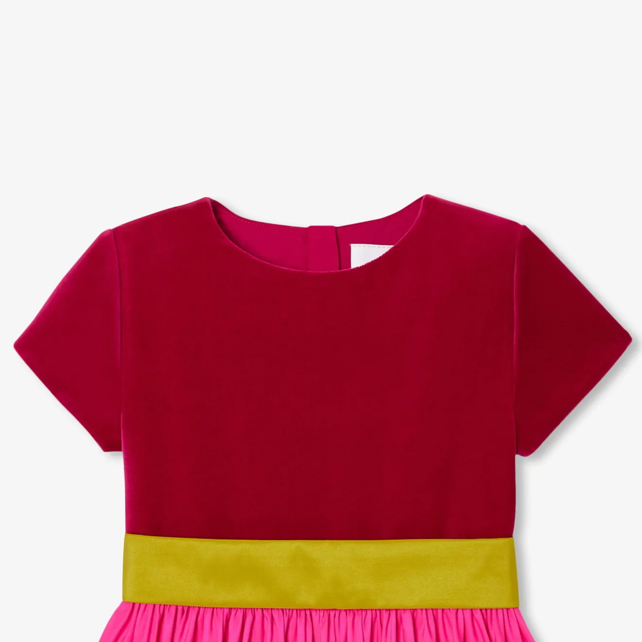 Jacadi Kleider & Röcke>Mädchenkleid im Colorblock-Design ROSA/MEHRFARBIG