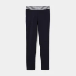 Jacadi Hosen Und Leggings>Mädchenleggings aus Baumwollpikee MARINEBLAU JACADI