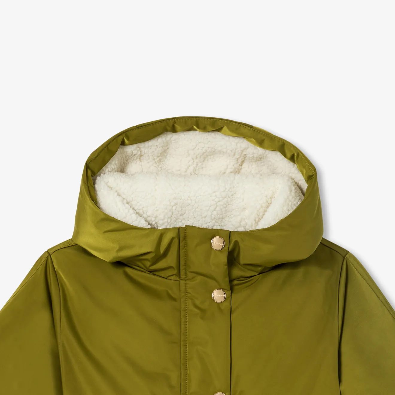 Jacadi Jacken & Mäntel>Mädchen-Parka, mit Sherpa gefüttert KAKI