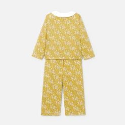 Jacadi Schlafanzüge & Nachthemden>Mädchenpyjama aus Liberty-Stoff GELB/WEISS