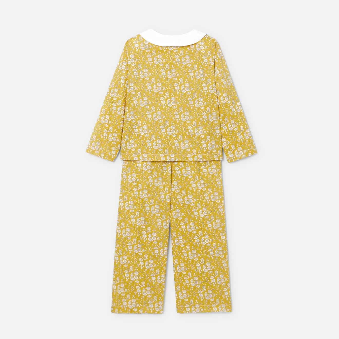 Jacadi Schlafanzüge & Nachthemden>Mädchenpyjama aus Liberty-Stoff GELB/WEISS