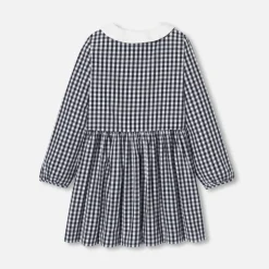 Jacadi Accessoires|Kleider & Röcke>Mädchenschürze in Vichykaro WEISS/MARINEBLAU
