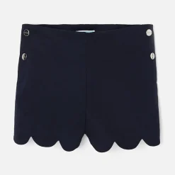 Jacadi Shorts & Kurze Overalls>Mädchenshorts aus Baumwollpikee MARINEBLAU JACADI