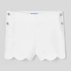 Jacadi Shorts & Kurze Overalls>Mädchenshorts aus Baumwollpikee JACADI WEISS