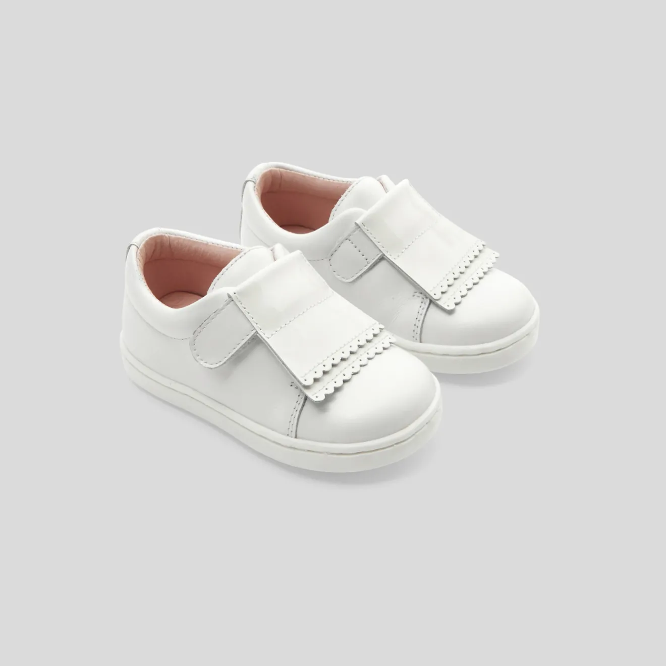 Jacadi Sneakers|Schuhe>Mädchen-Sneakers aus Leder JACADI WEISS
