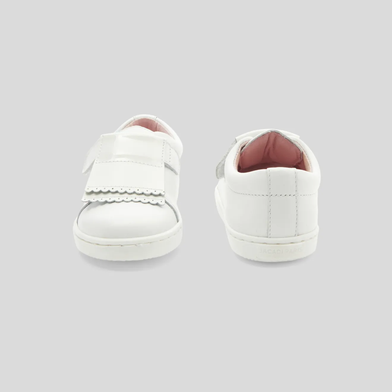 Jacadi Sneakers|Schuhe>Mädchen-Sneakers aus Leder JACADI WEISS