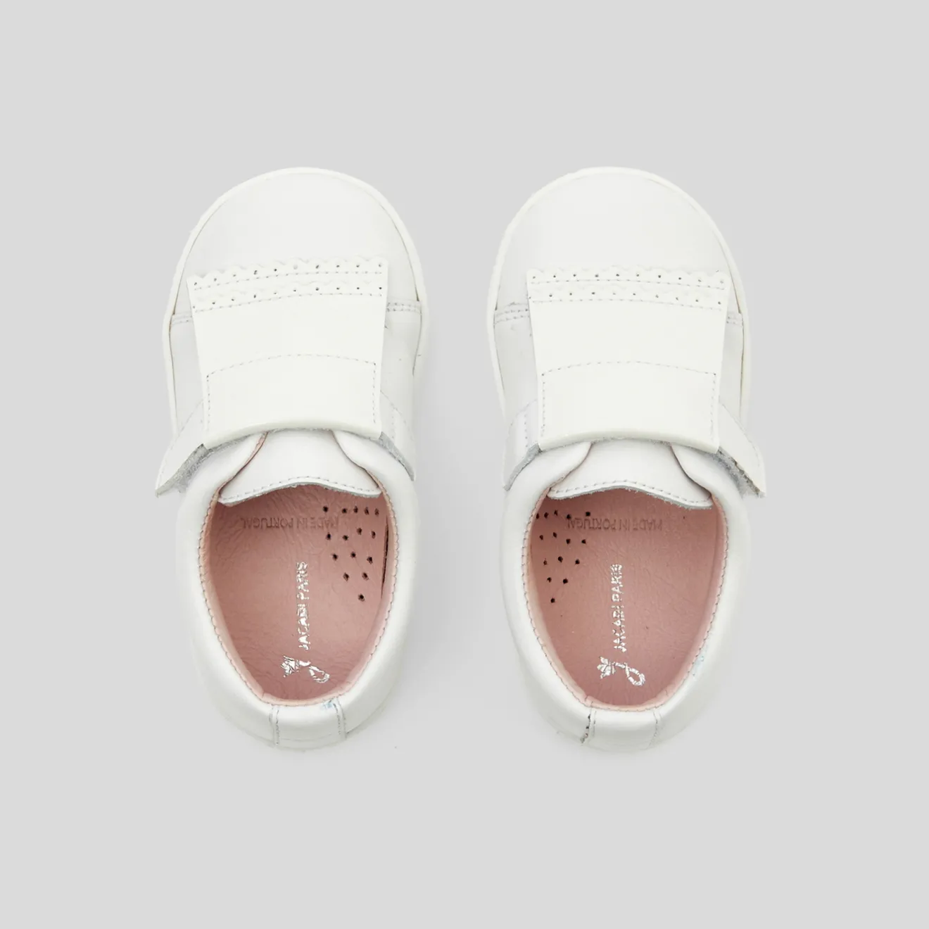 Jacadi Sneakers|Schuhe>Mädchen-Sneakers aus Leder JACADI WEISS