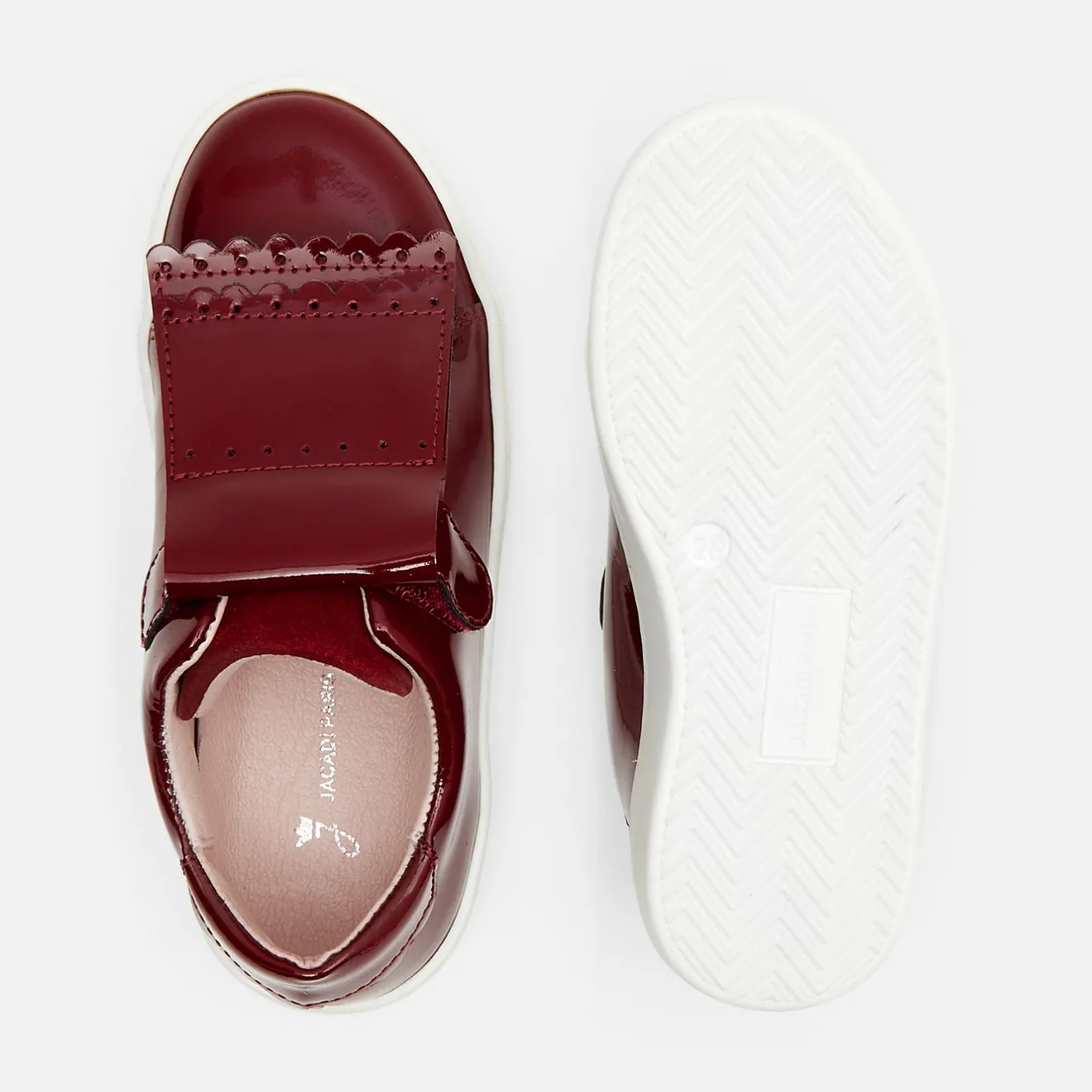 Jacadi Sneakers>Mädchen-Sneakers mit herausnehmbarer Schuhlasche BORDEAUX